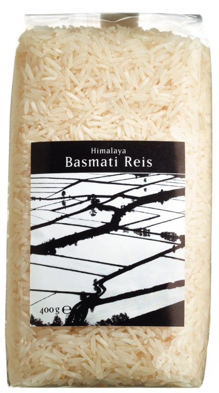 Basmati ris Himalaya, Indien, Viani - 400 g - pakke