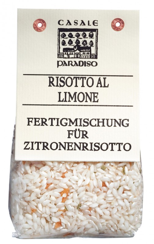 Risotto al limone, Risotto with lemon, Casale Paradiso - 300 g - pack