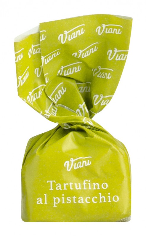 Tartufini dolci al pistacchio, sfusi, truffle coklat putih dengan pistachio, longgar, Viani - 1.000 gram - kg Tartufini dolci al pistacchio, sfusi, truffle coklat putih dengan pistachio, longgar, Viani - 1.000 gram - kg
