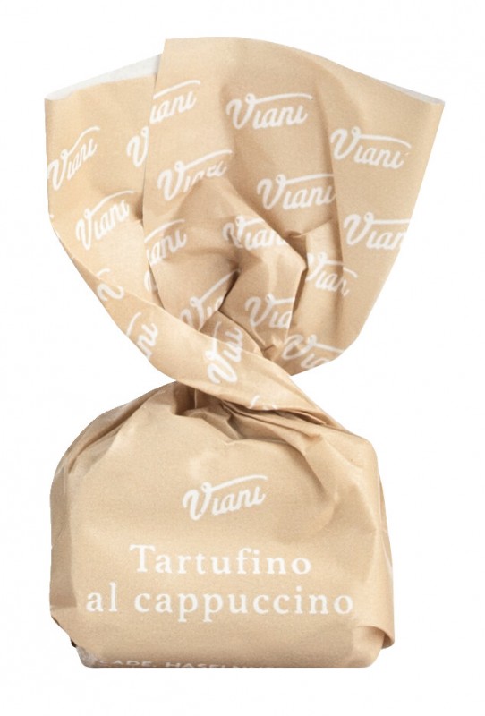 Tartufini dolci al cappuccino, sfusi, trufa de chocolate branco com cafe, produtos avulsos, Viani - 1.000g - kg Tartufini dolci al cappuccino, sfusi, trufa de chocolate branco com cafe, produtos avulsos, Viani - 1.000g - kg