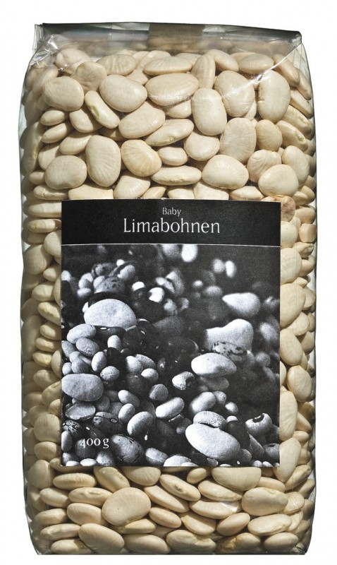 Baby lima beans, white flat beans, viani - 400 g - bag