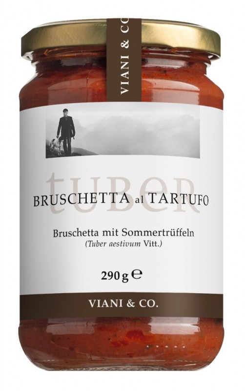Bruschetta al tartufo, bruscheta com trufas - 290g - Vidro Bruschetta al tartufo, bruscheta com trufas - 290g - Vidro