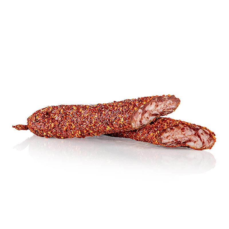 Fuet de Pimenton - Salame com pimentao, cabanas - 150g - vacuo Fuet de Pimenton - Salame com pimentao, cabanas - 150g - vacuo
