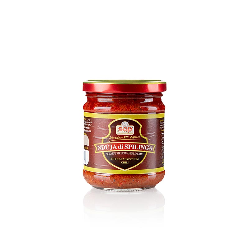Nduja di Spilinga, smurhaeft, kryddadh salami - 180g - Gler Nduja di Spilinga, smurhaeft, kryddadh salami - 180g - Gler
