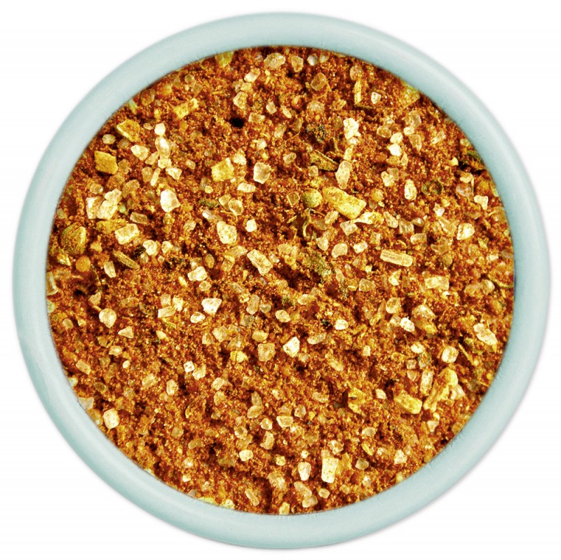 Granito Smoky BBQ, shaker à bijoux, sel de mer avec Smoky BBQ, Sal de Ibiza - 70 g - Pièce Granito Smoky BBQ, shaker à bijoux, sel de mer avec Smoky BBQ, Sal de Ibiza - 70 g - Pièce