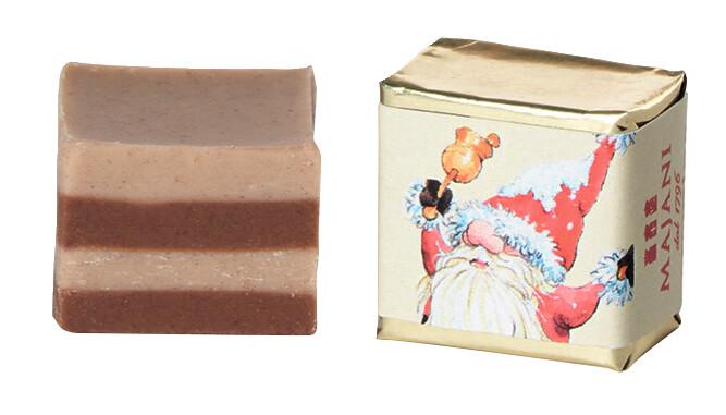 Cremino Buon Natale, espositore, Schichtpraline mit Haselnüssen und Mandeln, Majani - 1.013 g - Display
