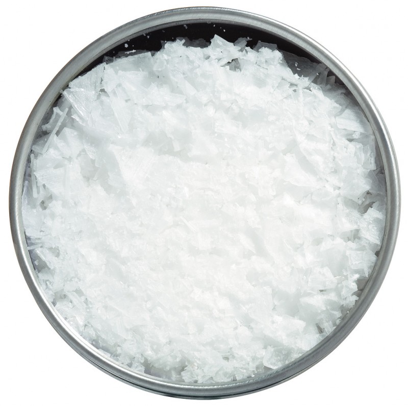 Natural salt crystals, natural sea salt, from Cyprus, Le Specialita di Viani - 100 g - Can