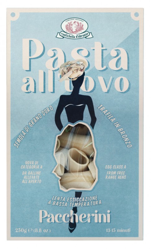 Paccherini all`Uovo, jajcni rezanci, Rustichella - 500 g - paket Paccherini all`Uovo, jajcni rezanci, Rustichella - 500 g - paket