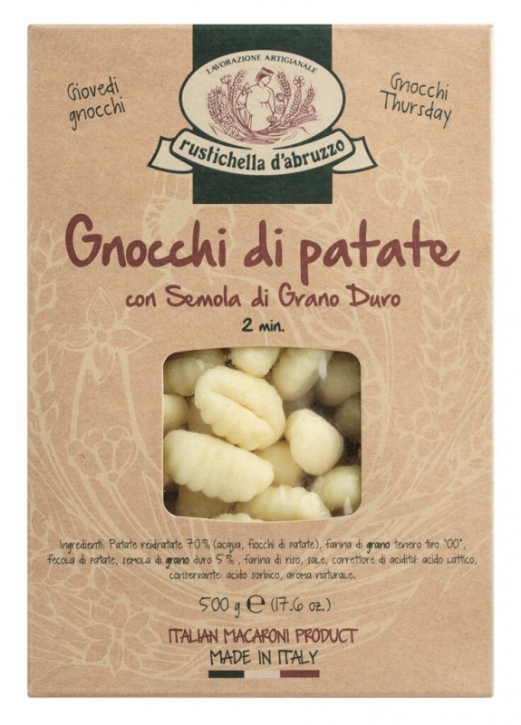 Njoki di patate, knedle od krompira, Rustichela - 500g - pack Njoki di patate, knedle od krompira, Rustichela - 500g - pack