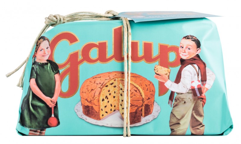 Gran Galup Panettone Tradizionale, Astuccio, Gateau a la levure traditionnel, Galup - 1 000g - Morceau Gran Galup Panettone Tradizionale, Astuccio, Gateau a la levure traditionnel, Galup - 1 000g - Morceau
