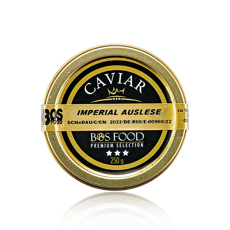 Havjar i perzgjedhjes perandorake, kryq Amur x bli Kaluga (schrenckii x dau), Kine - 250 g - mund Havjar i perzgjedhjes perandorake, kryq Amur x bli Kaluga (schrenckii x dau), Kine - 250 g - mund