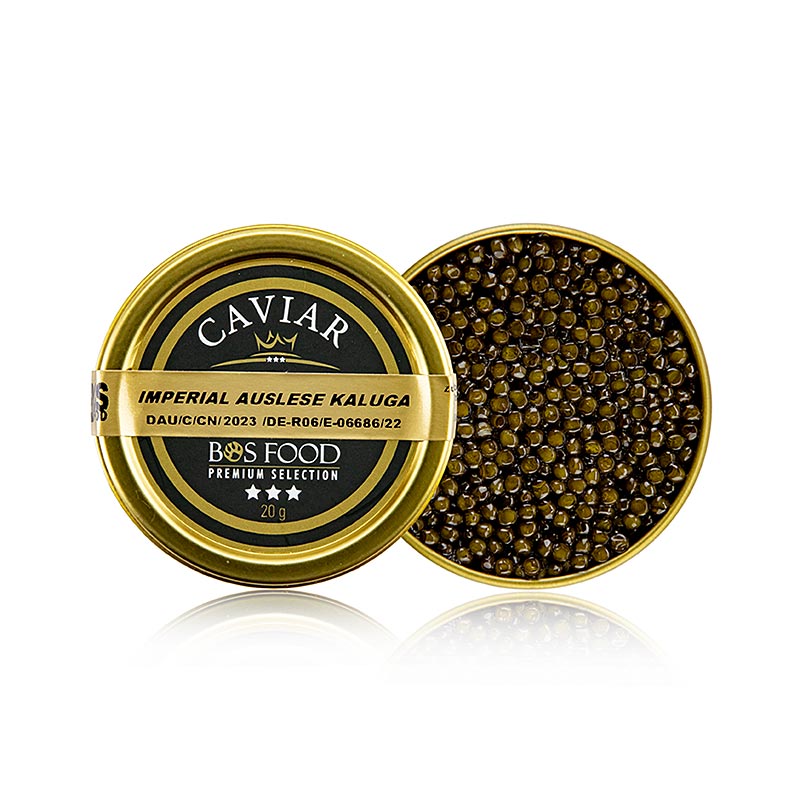 Havjar i perzgjedhjes perandorake Kaluga (Huso dauricus) - 20 g - mund Havjar i perzgjedhjes perandorake Kaluga (Huso dauricus) - 20 g - mund