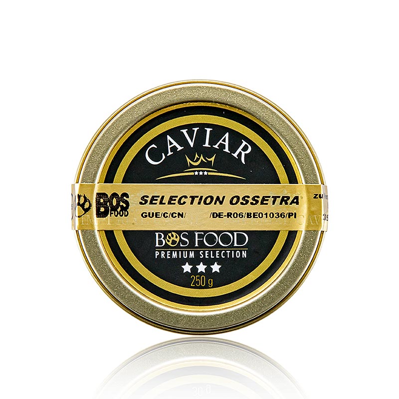 Selection Ossetra Kaviar (Acipenser gueldenstaedtii) - 250 g - Dose Selection Ossetra Kaviar (Acipenser gueldenstaedtii) - 250 g - Dose