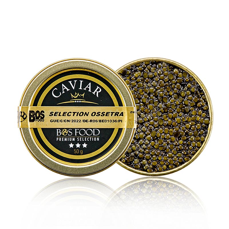Selectia caviar Ossetra (Acipenser gueldenstaedtii) - 50 g - poate