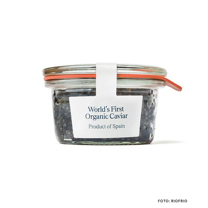 Riofrio Caviar Essence, grain size over 3mm, Naccarii, preservative-free, organic - 50 g - Glass