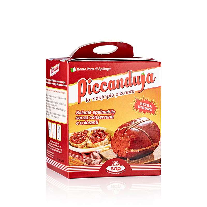 Picanduja, salami pedas yang bisa dioles dari Calabria - 250 gram - Kardus Picanduja, salami pedas yang bisa dioles dari Calabria - 250 gram - Kardus