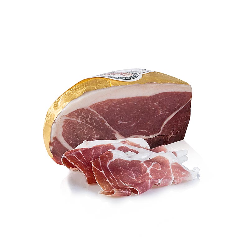 Proshute e paperpunuar e thare ne ajer, 1/4 cope, Itali - rreth 1.5 kg - vakum Proshute e paperpunuar e thare ne ajer, 1/4 cope, Itali - rreth 1.5 kg - vakum