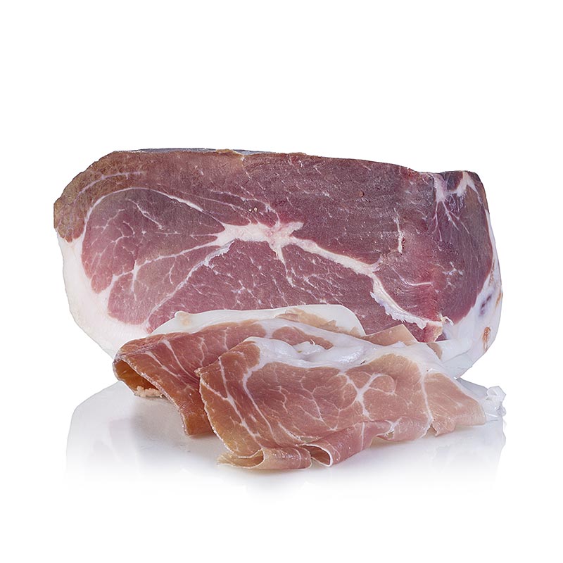 Proshute e paperpunuar e thare ne ajer, 1/4 cope, Itali - rreth 1.5 kg - vakum Proshute e paperpunuar e thare ne ajer, 1/4 cope, Itali - rreth 1.5 kg - vakum
