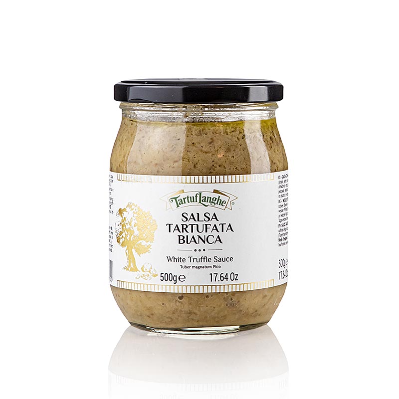 Molho TARTUFLANGHE com trufas brancas - 500g - Vidro