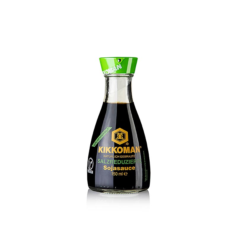 Kicap - Shoyu Genen, garam dikurangkan, Kikkoman, Jepun - 150ml - Botol
