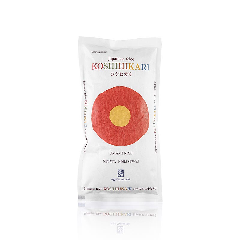 Rajs Koshihikari Umami, Rajs Sushi me kokrra te shkurtra, Agri Yamazaki - 300 gr - cante Rajs Koshihikari Umami, Rajs Sushi me kokrra te shkurtra, Agri Yamazaki - 300 gr - cante