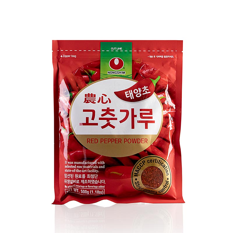 Chilli prasok, hruby, napr. Kim Chee (KimChi), Nongshim (Gochugaru) - 500 g - taska