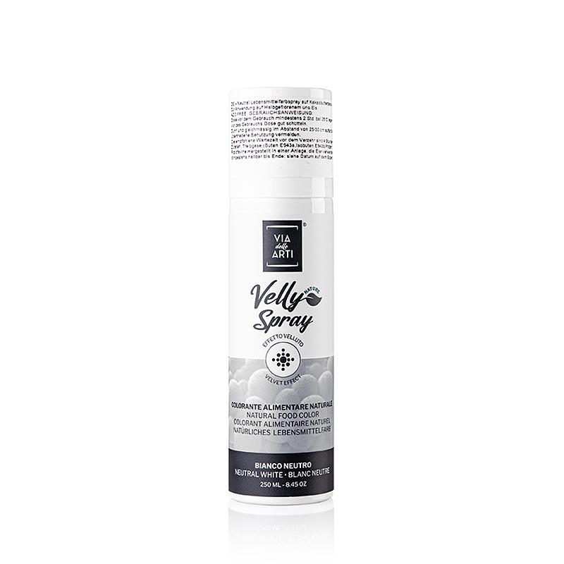 Semprotan mentega kakao, efek beludru, putih (netral), Velly - 250ml - Bisa