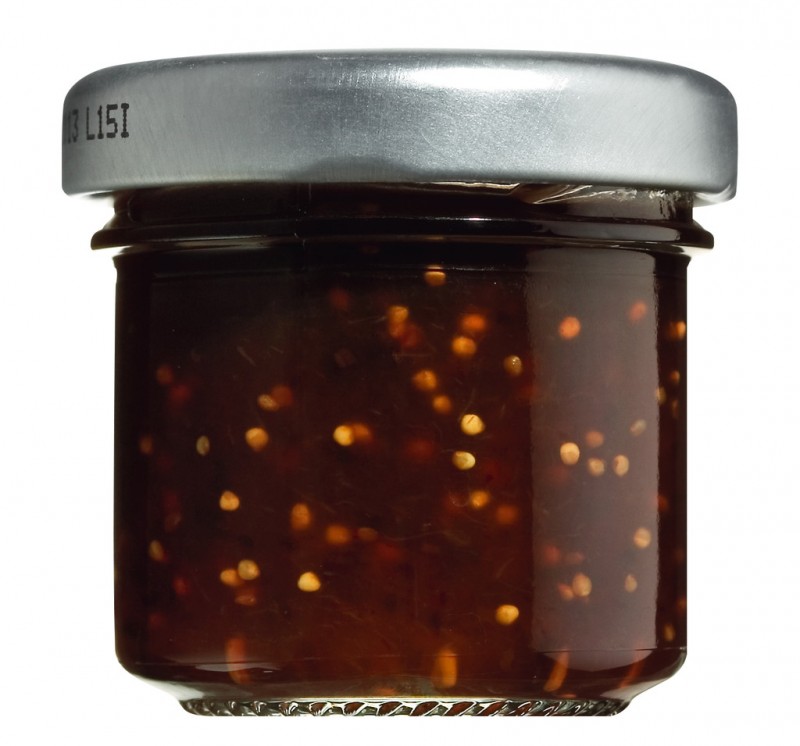 Fig jam of the variety Violette de Sollies, fig jam of the variety Violette de Sollies, Alain Milliat - 30 g - Glass