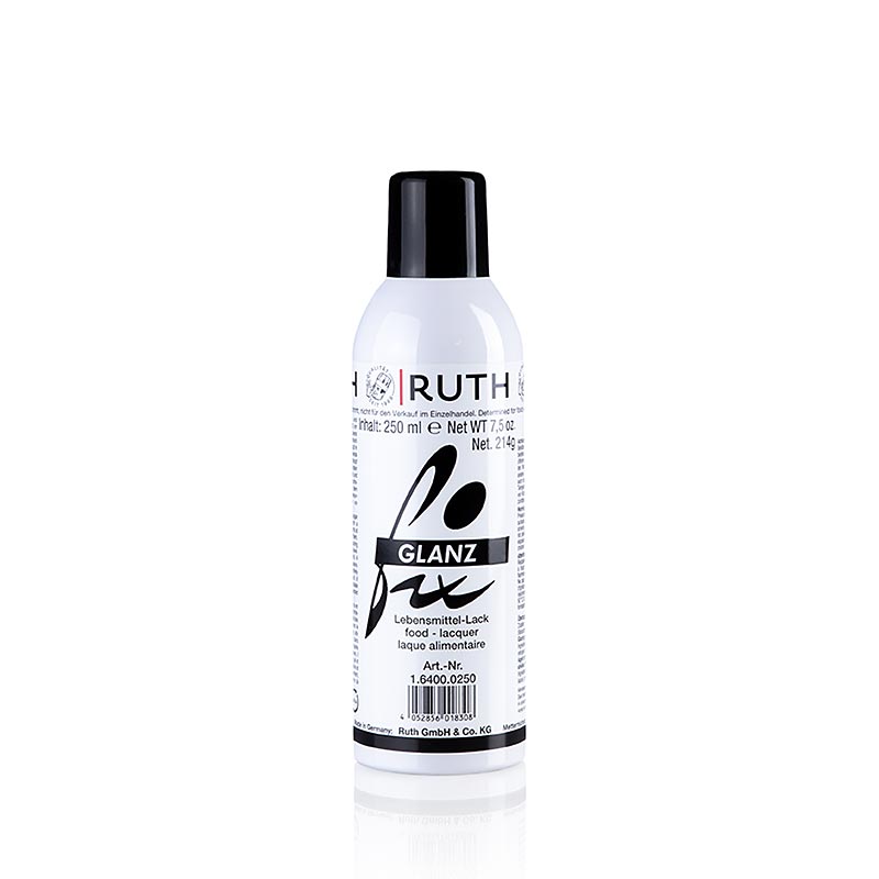 Elelmiszer-lakk (Glanzfix Spray), Ruth - 250 ml - Spray doboz Elelmiszer-lakk (Glanzfix Spray), Ruth - 250 ml - Spray doboz