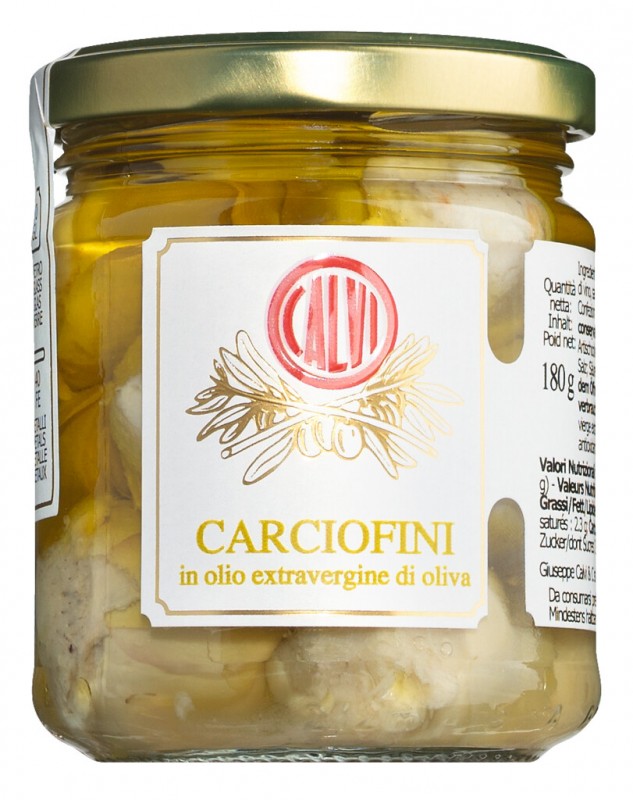 Carciofini dalam minyak zaitun extra virgin, artichoke dalam minyak zaitun extra virgin, Calvi - 180 gram - Kaca Carciofini dalam minyak zaitun extra virgin, artichoke dalam minyak zaitun extra virgin, Calvi - 180 gram - Kaca