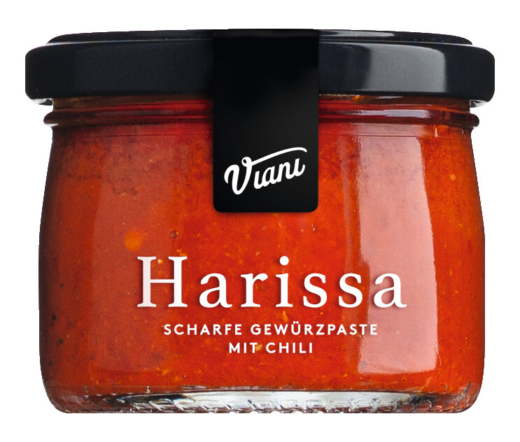 Harissa, Harissa Gewürzpaste, Viani - 100 g - Glas