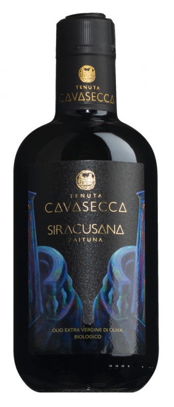 Siracusana - Olio extra virgine di oliva, oekologisk, extra virgin olivenolje, oekologisk, Tenuta Cavasecca - 500 ml - Flaske Siracusana - Olio extra virgine di oliva, oekologisk, extra virgin olivenolje, oekologisk, Tenuta Cavasecca - 500 ml - Flaske