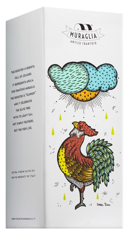 Olio extra virgin Orcio il Gallo, oliwa z oliwek z pierwszego tloczenia, w dzbanku, edycja limitowana, Muraglia - 500ml - Sztuka Olio extra virgin Orcio il Gallo, oliwa z oliwek z pierwszego tloczenia, w dzbanku, edycja limitowana, Muraglia - 500ml - Sztuka