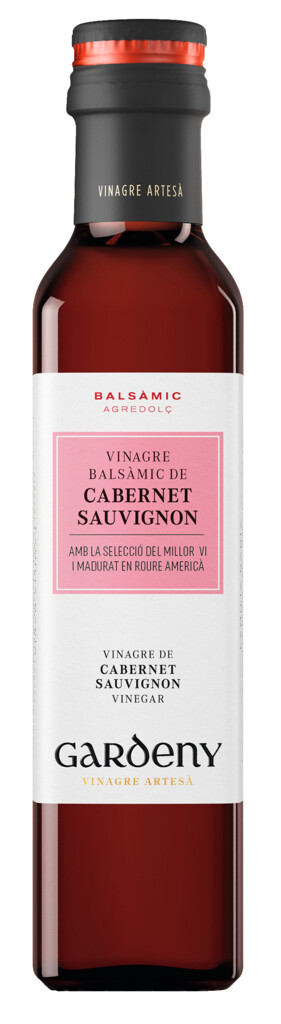 Vinagre de vino Cabernet - Sauvignon, Cabernet`ten kirmizi sarap sirkesi - Sauvignon, Gardeny - 250ml - Sise