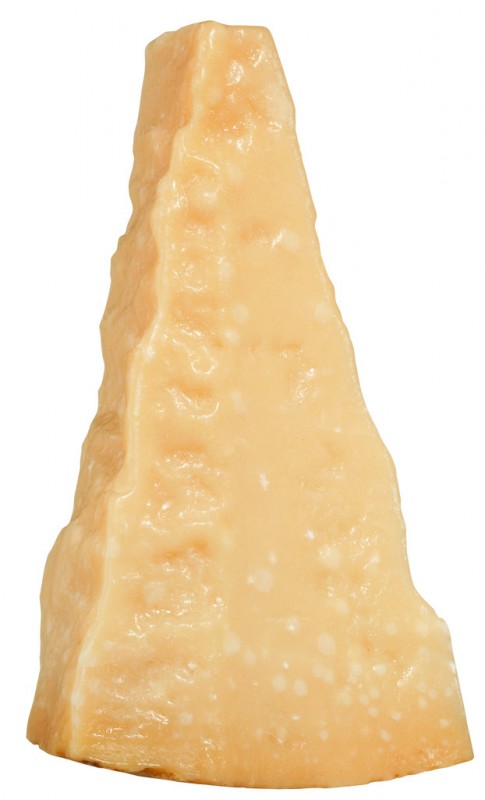 Grana Padano DOP Riserva 20 mesi, hard cheese made from raw cow`s milk, matured for at least 20 months, Latteria Ca` de` Stefani - approx. 350 g - piece