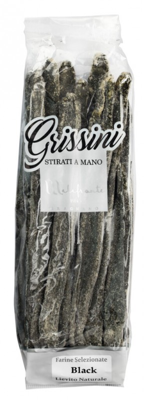 Grissini Noir, Grissini, noir, Panificio e Biscottificio Malafronte - 250g - Morceau Grissini Noir, Grissini, noir, Panificio e Biscottificio Malafronte - 250g - Morceau