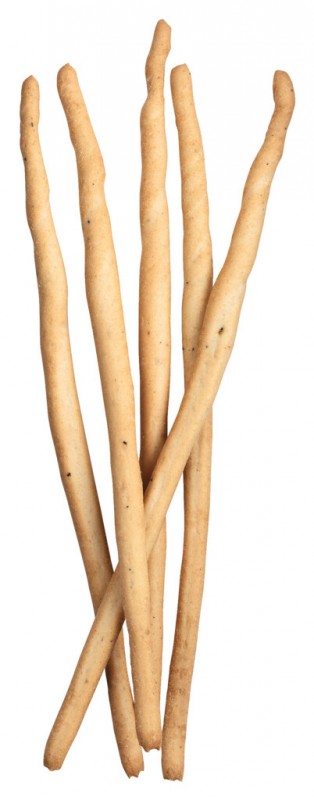 Grissini al Tartufo, paluszki chlebowe z oliwa z oliwek z pierwszego tloczenia i truflami, Viani - 200g - Sztuka Grissini al Tartufo, paluszki chlebowe z oliwa z oliwek z pierwszego tloczenia i truflami, Viani - 200g - Sztuka