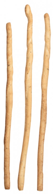 Grissini al Rosmarino, paluszki chlebowe z oliwa z oliwek z pierwszego tloczenia i rozmarynem, Viani - 200g - Sztuka Grissini al Rosmarino, paluszki chlebowe z oliwa z oliwek z pierwszego tloczenia i rozmarynem, Viani - 200g - Sztuka