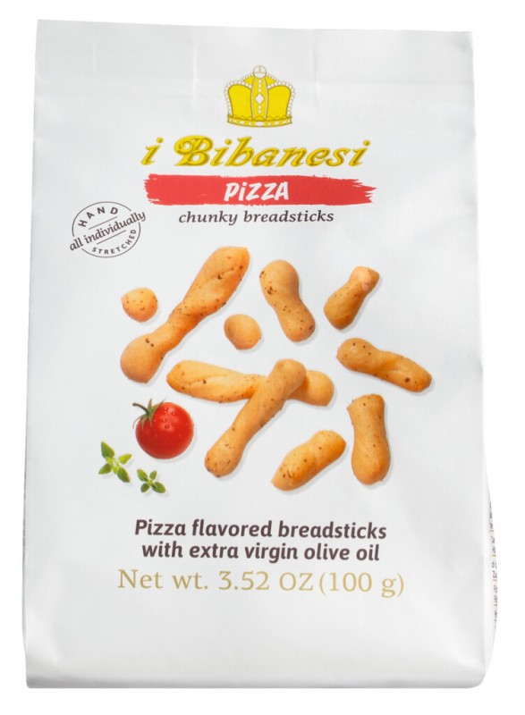 i Pizza Bibanesi, Bibanesi dengan minyak zaitun dara tambahan, rasa pizza, Bibanesi - 100g - beg i Pizza Bibanesi, Bibanesi dengan minyak zaitun dara tambahan, rasa pizza, Bibanesi - 100g - beg