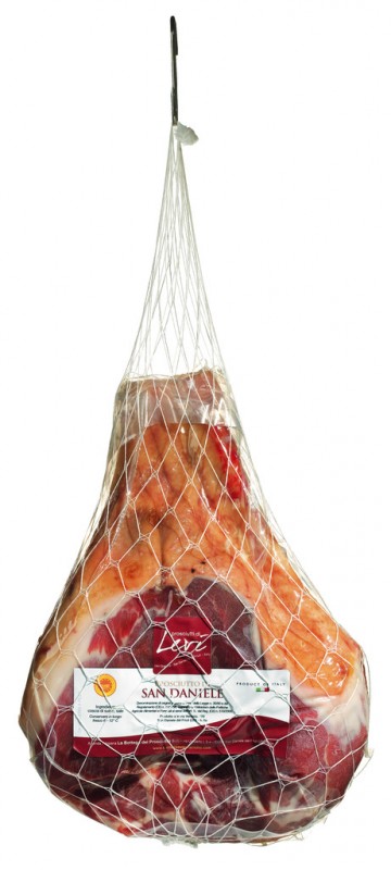 Prosciutto crudo stagionato, affettato, air-dried ham, sliced, 14 months, Levi Gregoris - 8 kg - Piece
