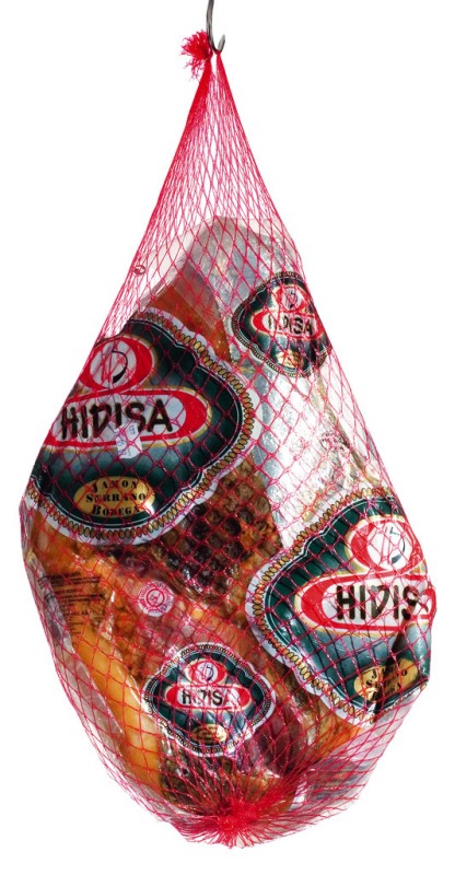 Serrano ham, aged 14 months, jamon serrano, bodega, Hidisa - 5 kg - Piece