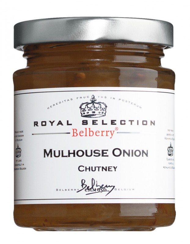 Mulhouse Onion Chutney, Sipuli Chutney, Belberry - 180 g - Lasi Mulhouse Onion Chutney, Sipuli Chutney, Belberry - 180 g - Lasi