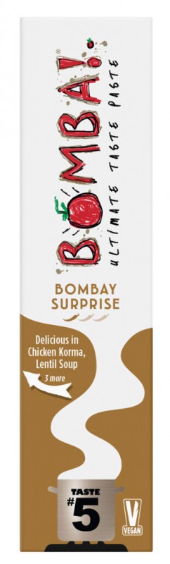 Bomb! Bombay Surprise, seasoning paste, Scelta Inside - 150 g - Piece Bomb! Bombay Surprise, seasoning paste, Scelta Inside - 150 g - Piece