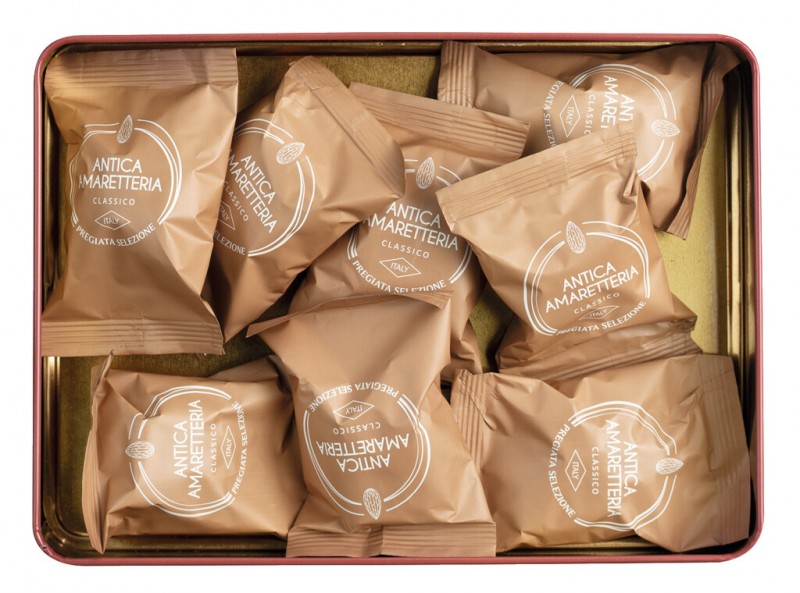 Amaretti Classici, Macarrones clasicos de almendras, Antica Amaretteria - 150g - poder Amaretti Classici, Macarrones clasicos de almendras, Antica Amaretteria - 150g - poder