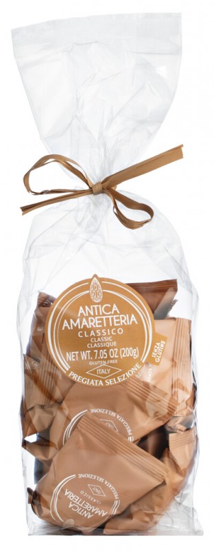 Amaretti Classici, Macarrones clasicos de almendras, Antica Amaretteria - 200g - embalar Amaretti Classici, Macarrones clasicos de almendras, Antica Amaretteria - 200g - embalar