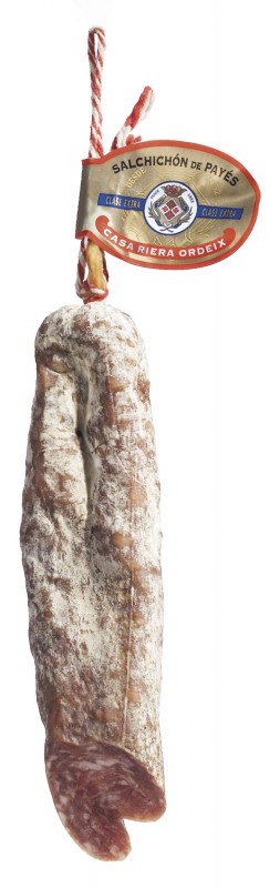 Salchichon de Payes de Vic, landmandens salami fra Vic, Casa Riera Ordeix - ca. 500 g - stykke