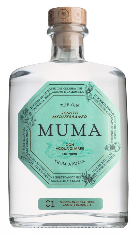 Muma Gin, Gin, Muma - 0,5 l - Flasche Muma Gin, Gin, Muma - 0,5 l - Flasche