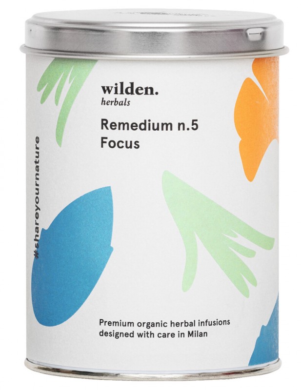 Remedium n.5 Focus, organski, mjesavina caja Focus, rastresiti, organski, Wilden herbals - 90g - mogu Remedium n.5 Focus, organski, mjesavina caja Focus, rastresiti, organski, Wilden herbals - 90g - mogu