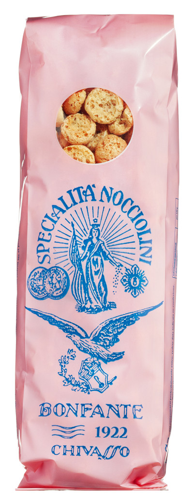 Nocciolini di Chivasso, Sachet, Petite Noisette - Amaretti de Chivasso, Bonfante - 100 g - pack