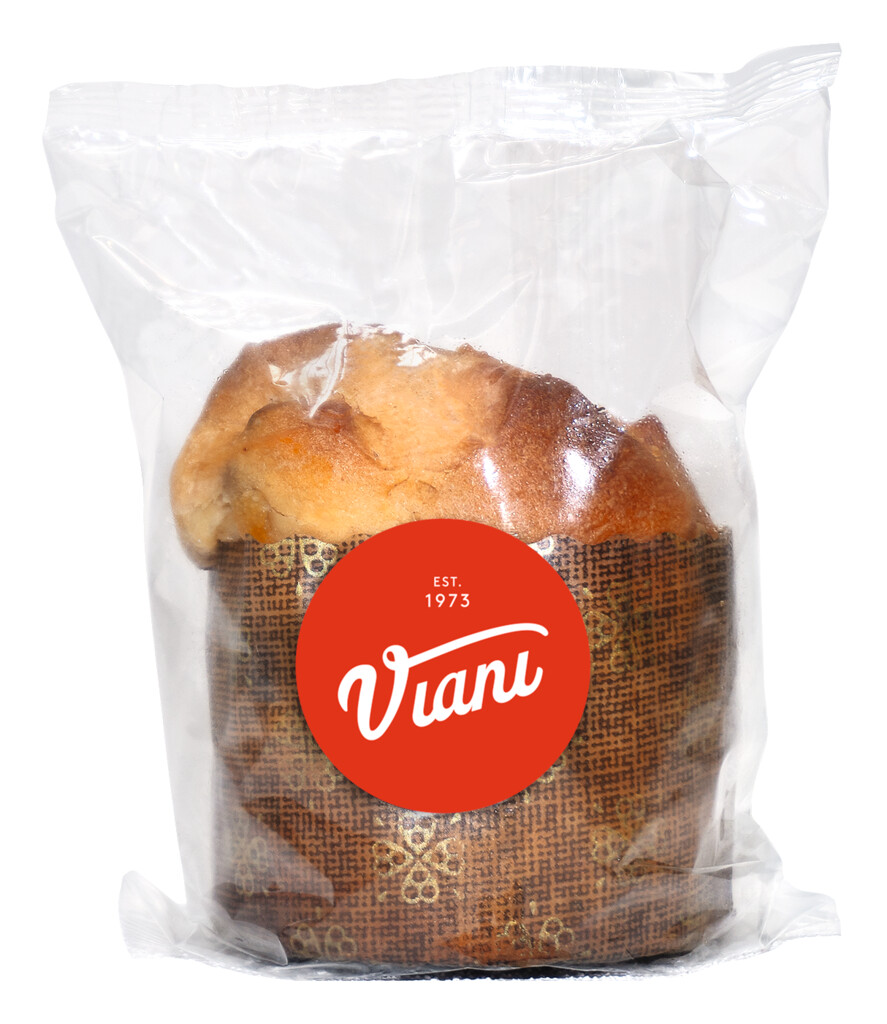 Panettone tradizionale mini, yeast cake with sultanas and candied orange, Viani - 100 g - Piece Panettone tradizionale mini, yeast cake with sultanas and candied orange, Viani - 100 g - Piece